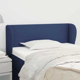 Vidaxl hoofdbord met randen 83x23x78 88 cm stof blauw