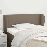 Vidaxl hoofdbord met randen 93x23x78 88 cm stof taupe