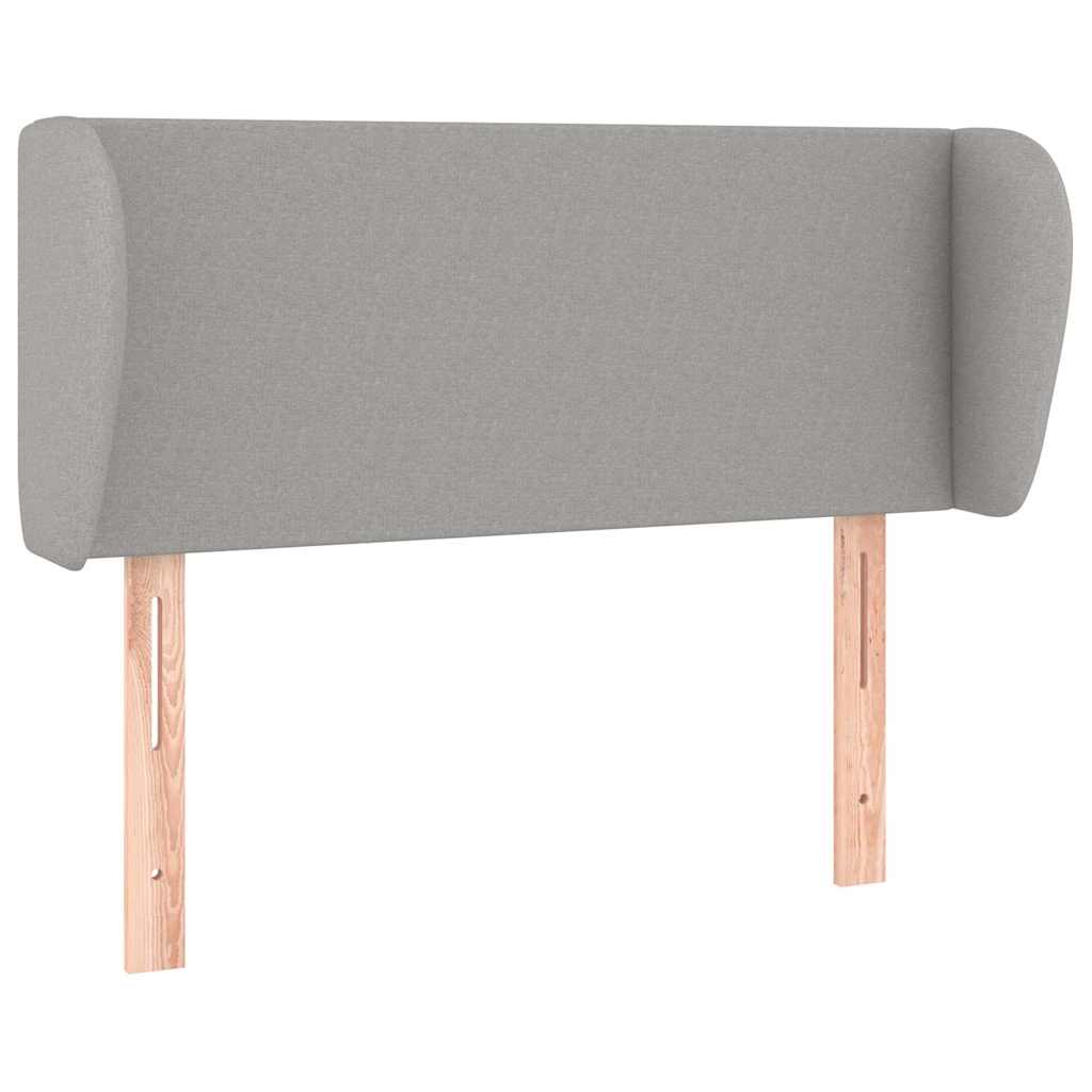 Vidaxl hoofdbord met randen 103x23x78 88 cm stof lichtgrijs