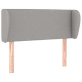 Vidaxl hoofdbord met randen 103x23x78 88 cm stof lichtgrijs