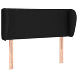 Vidaxl hoofdbord met randen 103x23x78 88 cm stof zwart