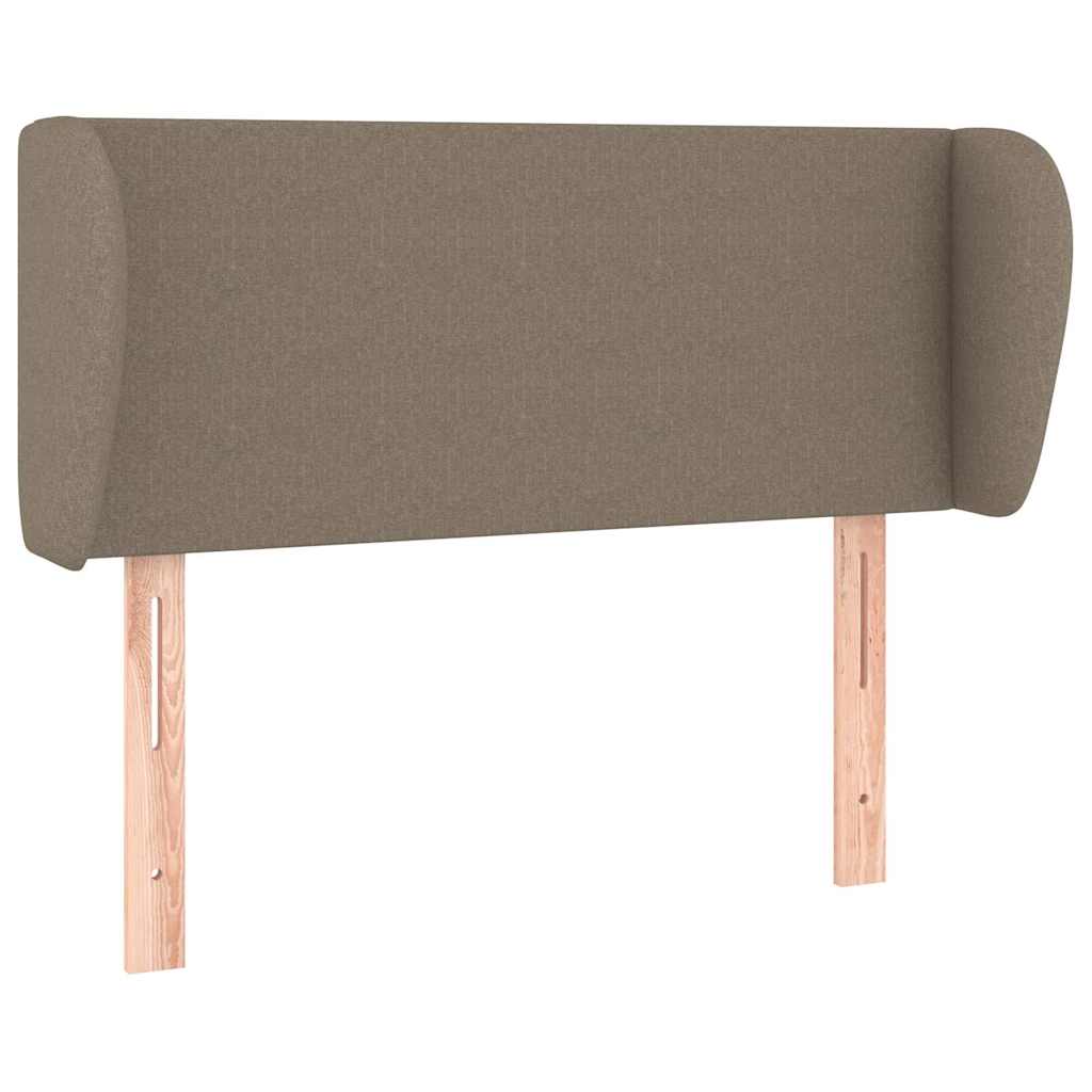 Vidaxl hoofdbord met randen 103x23x78 88 cm stof taupe