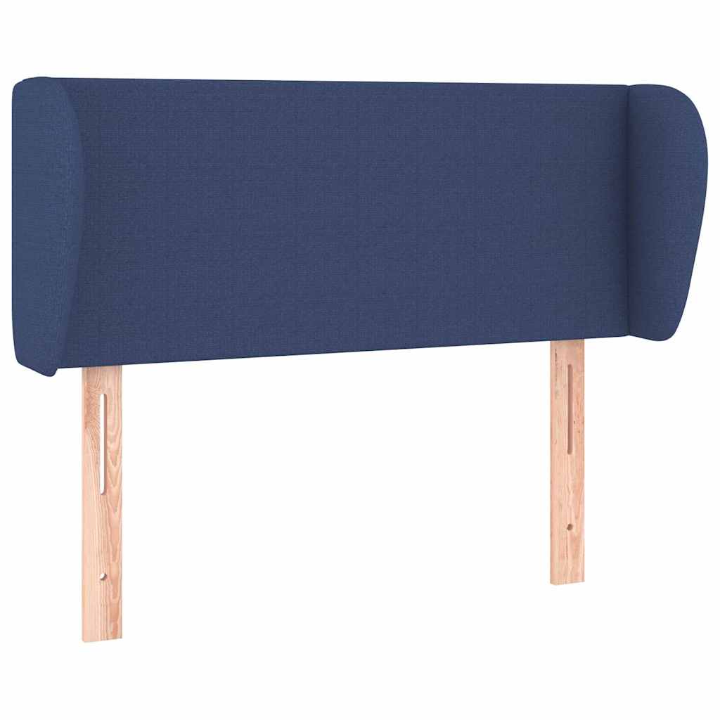 Vidaxl hoofdbord met randen 103x23x78 88 cm stof blauw
