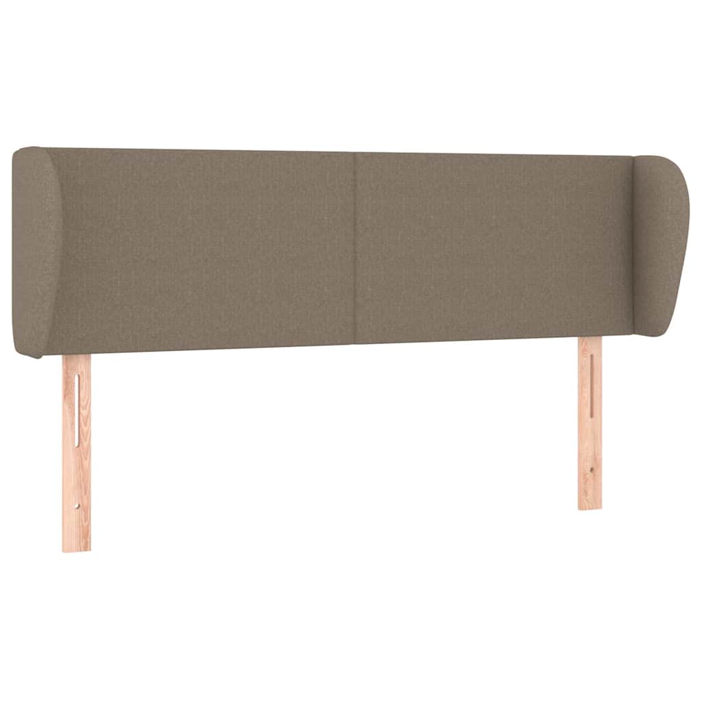 Vidaxl hoofdbord met randen 147x23x78 88 cm stof taupe