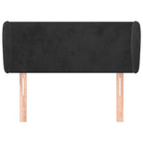 Vidaxl hoofdbord met randen 103x23x78 88 cm fluweel zwart