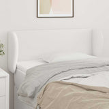 Vidaxl hoofdbord met randen 93x23x78 88 cm kunstleer wit