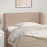 Vidaxl hoofdbord met randen 93x23x78 88 cm kunstleer cappuccinokleur