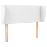 Vidaxl hoofdbord met randen 103x23x78 88 cm kunstleer wit