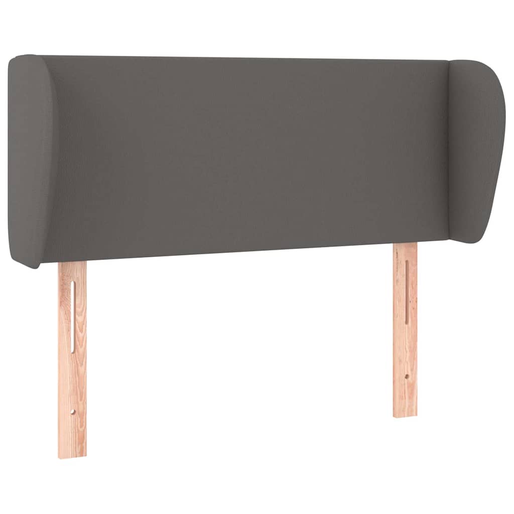 Vidaxl hoofdbord met randen 103x23x78 88 cm kunstleer grijs