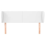 Vidaxl hoofdbord met randen 147x23x78 88 cm kunstleer wit