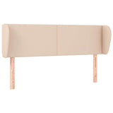 Vidaxl hoofdbord met randen 147x23x78 88 cm kunstleer cappuccinokleur