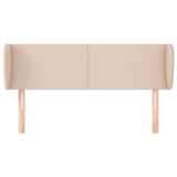 Vidaxl hoofdbord met randen 147x23x78 88 cm kunstleer cappuccinokleur