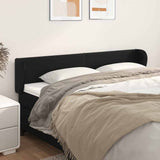 Vidaxl hoofdbord met randen 163x23x78 88 cm kunstleer zwart