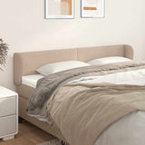 Vidaxl hoofdbord met randen 163x23x78 88 cm kunstleer cappuccinokleur