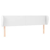 Vidaxl hoofdbord met randen 183x23x78 88 cm kunstleer wit