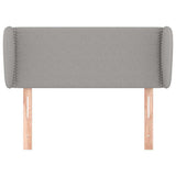 Vidaxl hoofdbord met randen 93x23x78 88 cm stof lichtgrijs