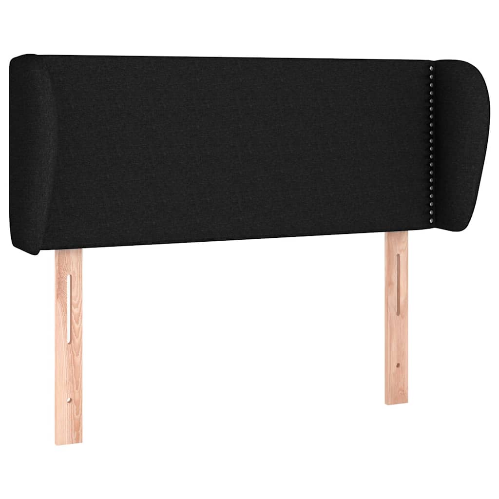 Vidaxl hoofdbord met randen 93x23x78 88 cm stof zwart