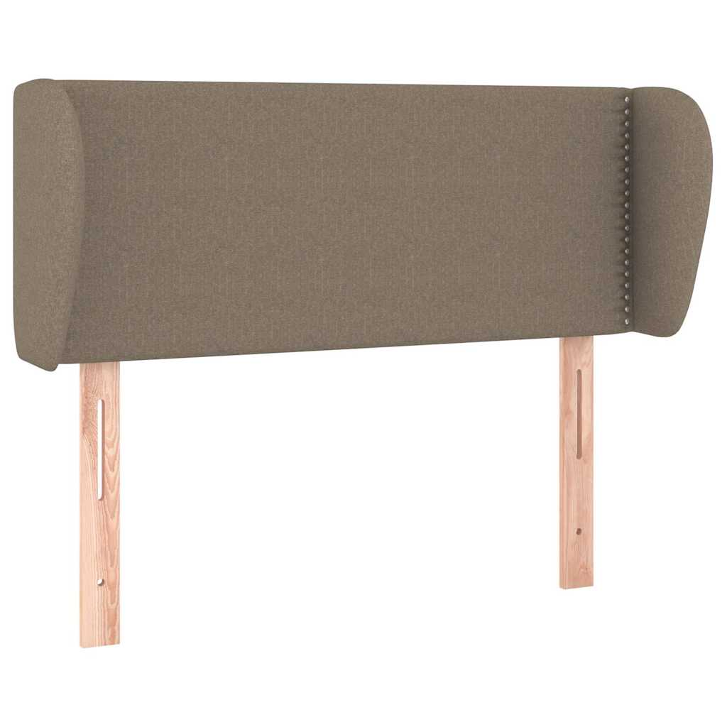 Vidaxl hoofdbord met randen 93x23x78 88 cm stof taupe