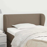 Vidaxl hoofdbord met randen 93x23x78 88 cm stof taupe