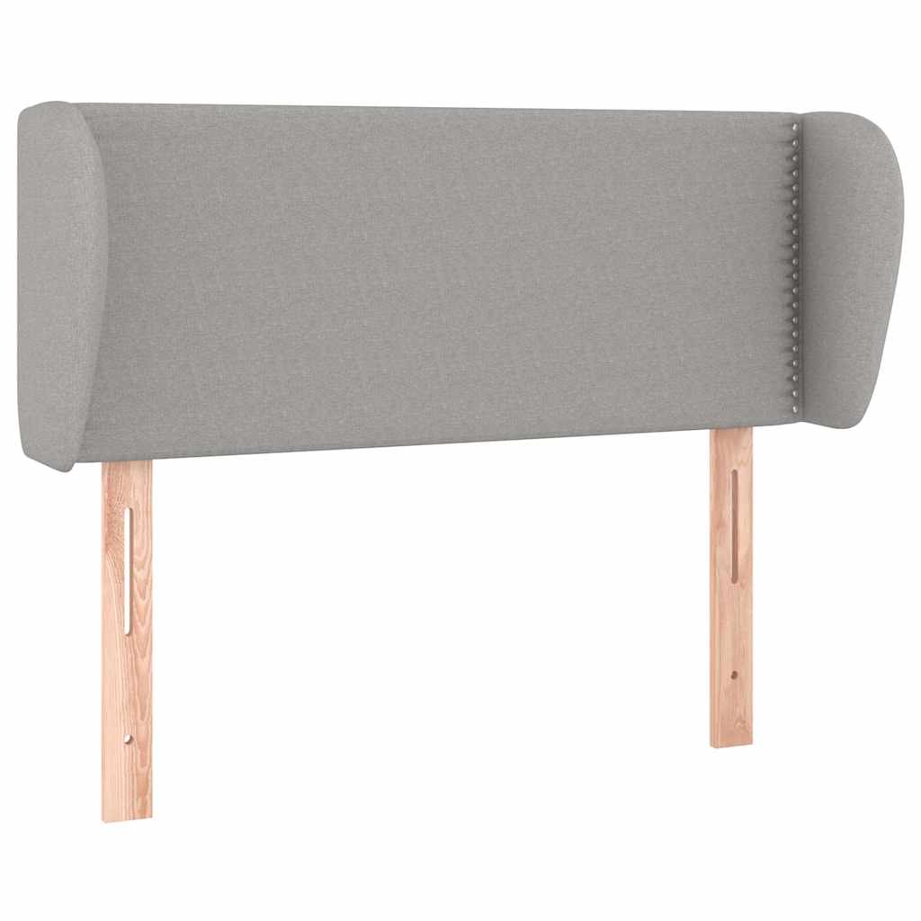Vidaxl hoofdbord met randen 103x23x78 88 cm stof lichtgrijs