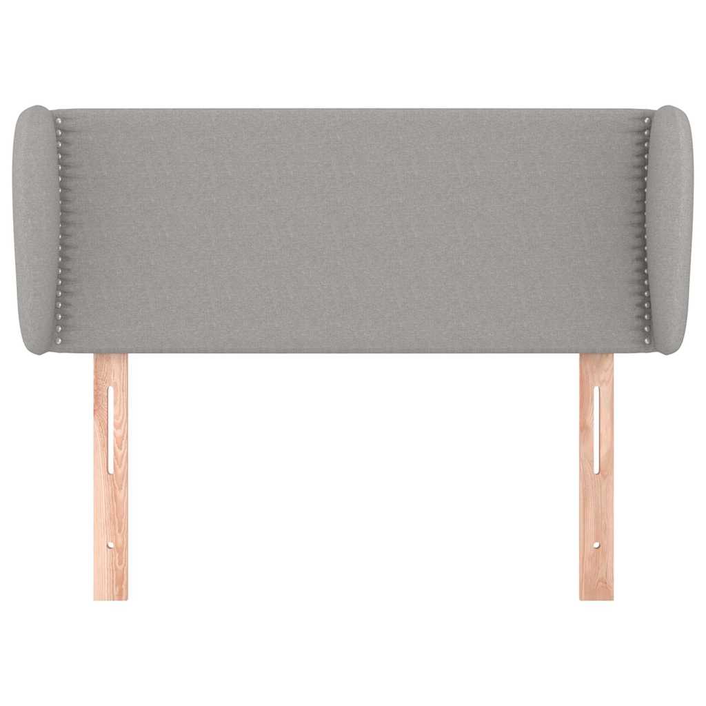 Vidaxl hoofdbord met randen 103x23x78 88 cm stof lichtgrijs