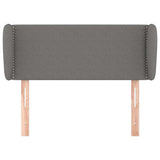 Vidaxl hoofdbord met randen 103x23x78 88 cm stof donkergrijs