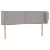 Vidaxl hoofdbord met randen 147x23x78 88 cm stof lichtgrijs