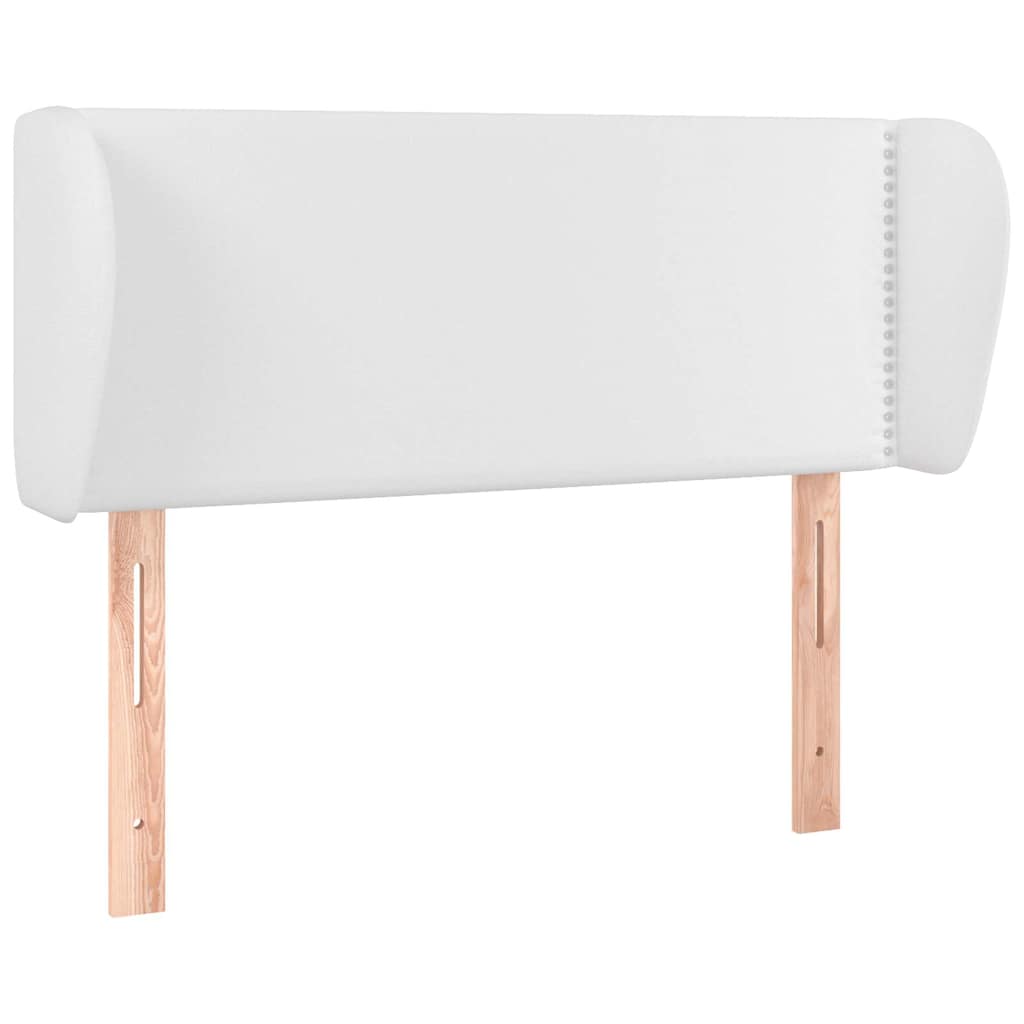 Vidaxl hoofdbord met randen 83x23x78 88 cm kunstleer wit