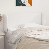 Vidaxl hoofdbord met randen 83x23x78 88 cm kunstleer wit