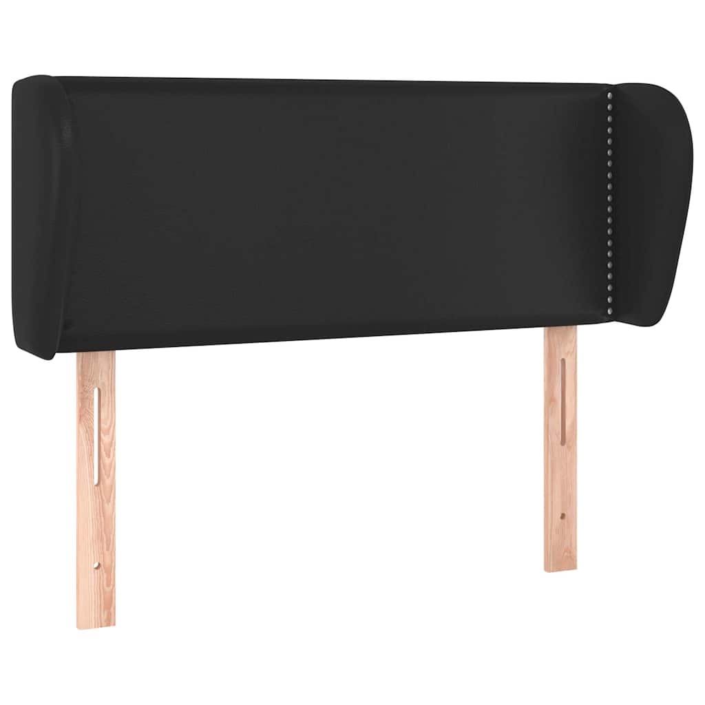 Vidaxl hoofdbord met randen 93x23x78 88 cm kunstleer zwart