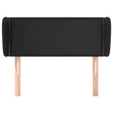 Vidaxl hoofdbord met randen 93x23x78 88 cm kunstleer zwart