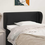 Vidaxl hoofdbord met randen 93x23x78 88 cm kunstleer zwart