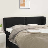 Vidaxl hoofdbord met randen 147x23x78 88 cm kunstleer zwart
