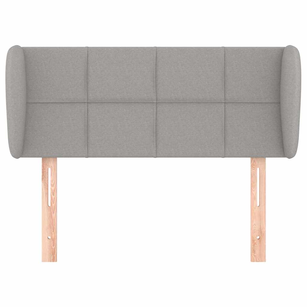 Vidaxl hoofdbord met randen 83x23x78 88 cm stof lichtgrijs