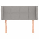 Vidaxl hoofdbord met randen 83x23x78 88 cm stof lichtgrijs