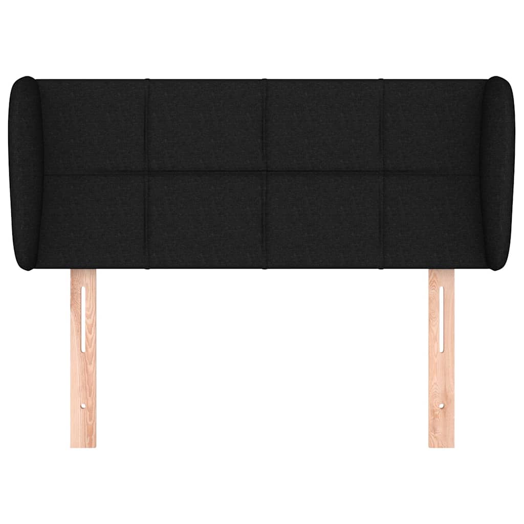 Vidaxl hoofdbord met randen 83x23x78 88 cm stof zwart