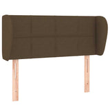 Vidaxl hoofdbord met randen 83x23x78 88 cm stof donkerbruin