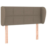 Vidaxl hoofdbord met randen 83x23x78 88 cm stof taupe