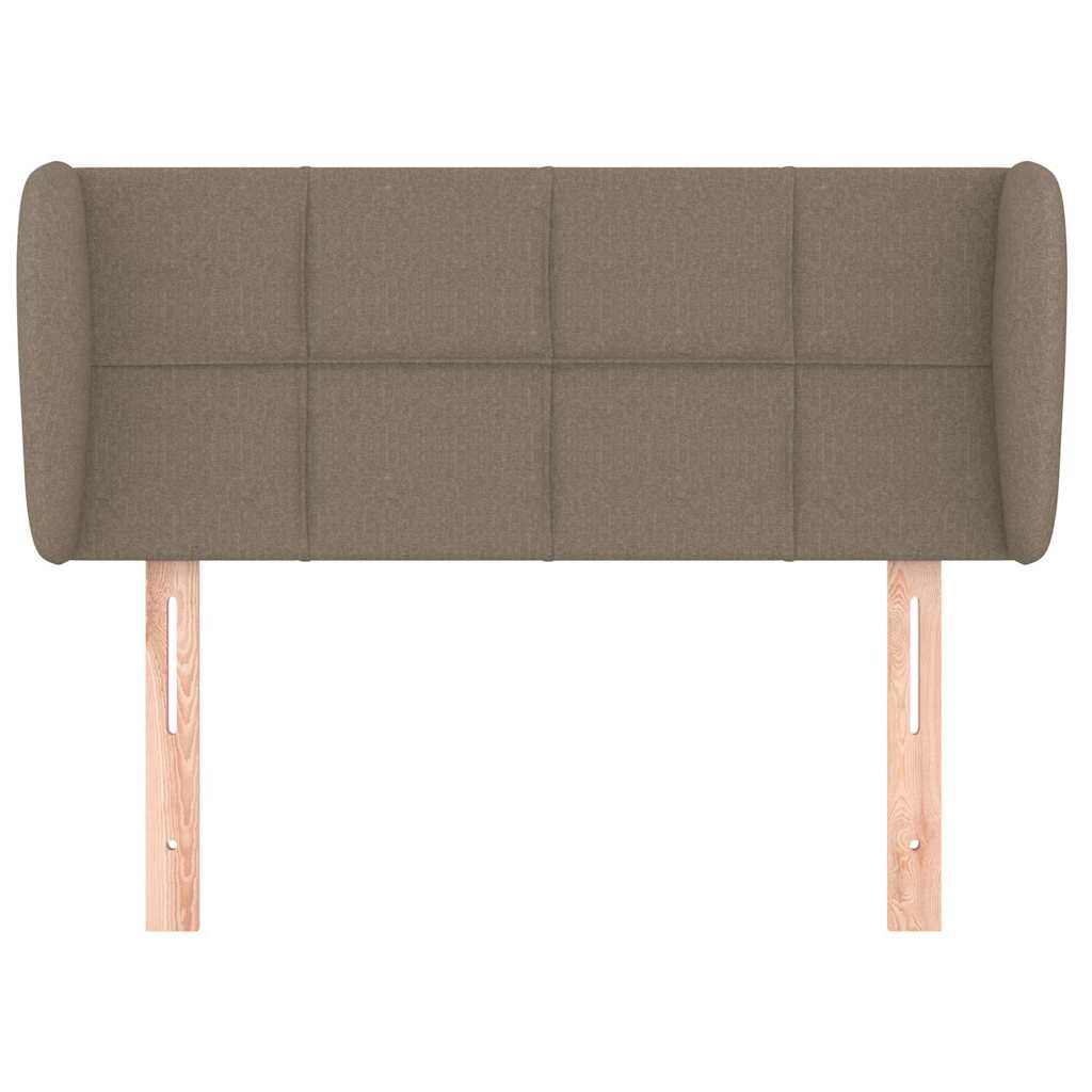Vidaxl hoofdbord met randen 83x23x78 88 cm stof taupe