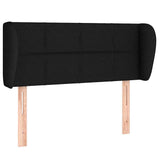 Vidaxl hoofdbord met randen 93x23x78 88 cm stof zwart