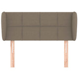 Vidaxl hoofdbord met randen 93x23x78 88 cm stof taupe
