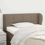 Vidaxl hoofdbord met randen 93x23x78 88 cm stof taupe