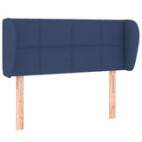 Vidaxl hoofdbord met randen 93x23x78 88 cm stof blauw