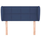 Vidaxl hoofdbord met randen 93x23x78 88 cm stof blauw