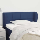 Vidaxl hoofdbord met randen 93x23x78 88 cm stof blauw