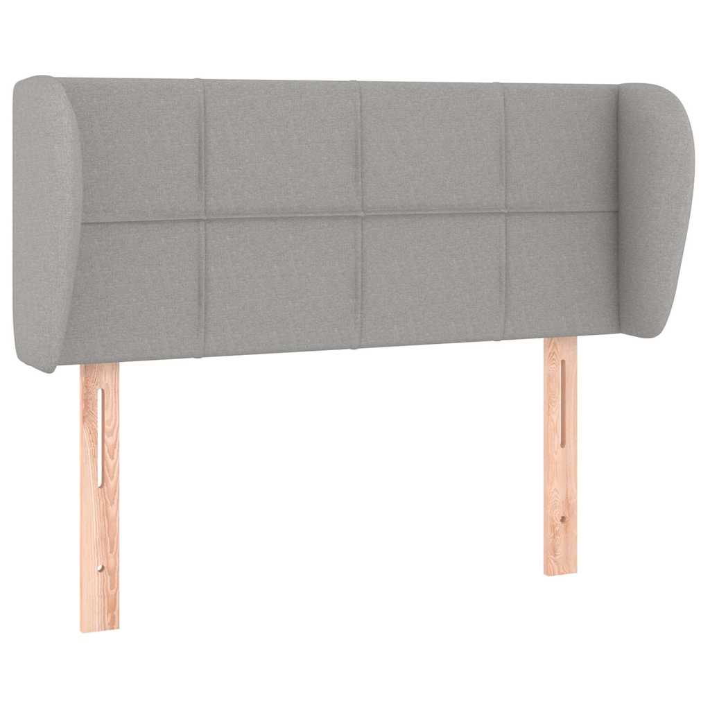 Vidaxl hoofdbord met randen 103x23x78 88 cm stof lichtgrijs