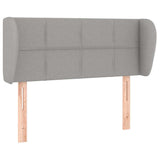 Vidaxl hoofdbord met randen 103x23x78 88 cm stof lichtgrijs