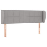 Vidaxl hoofdbord met randen 147x23x78 88 cm stof lichtgrijs