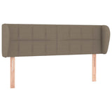 Vidaxl hoofdbord met randen 147x23x78 88 cm stof taupe
