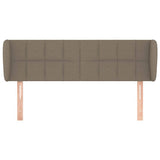 Vidaxl hoofdbord met randen 147x23x78 88 cm stof taupe